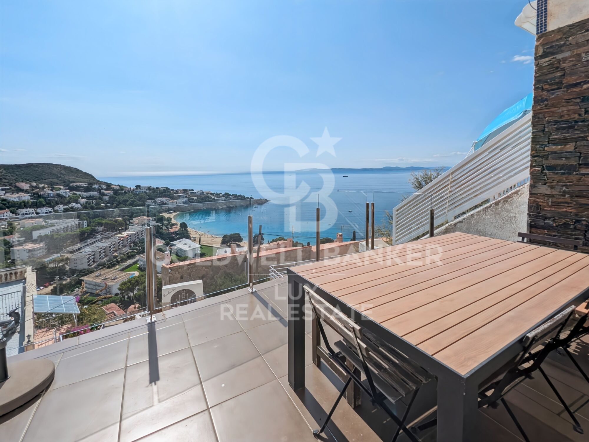 Villa con piscina y vistas al mar - Almadrava Roses