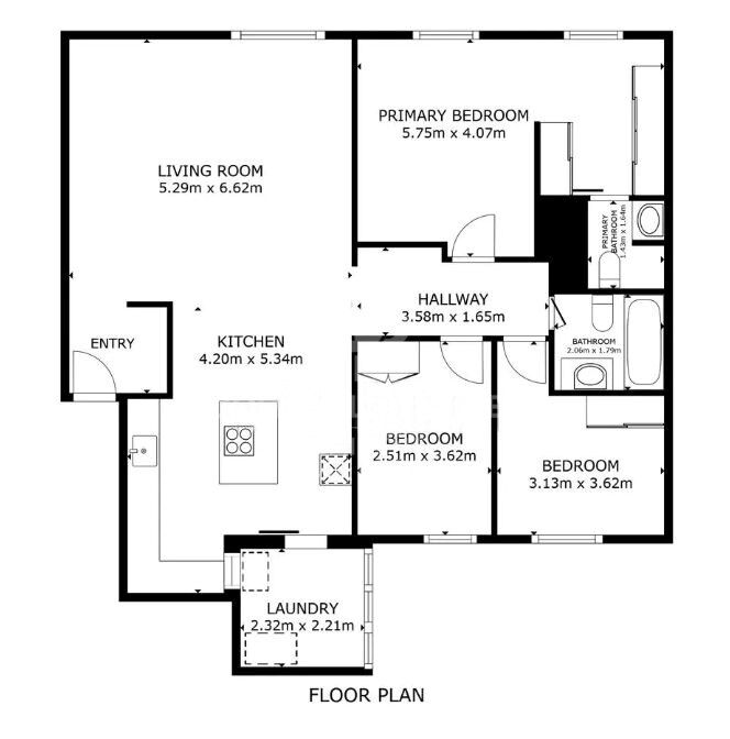 Ruhige Wohnung im fünften Stock mit Aufzug, gelegen an der Avenida Sarrià