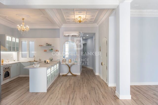 Luxury renovated residence with designer interiors in a prestigious historic building
