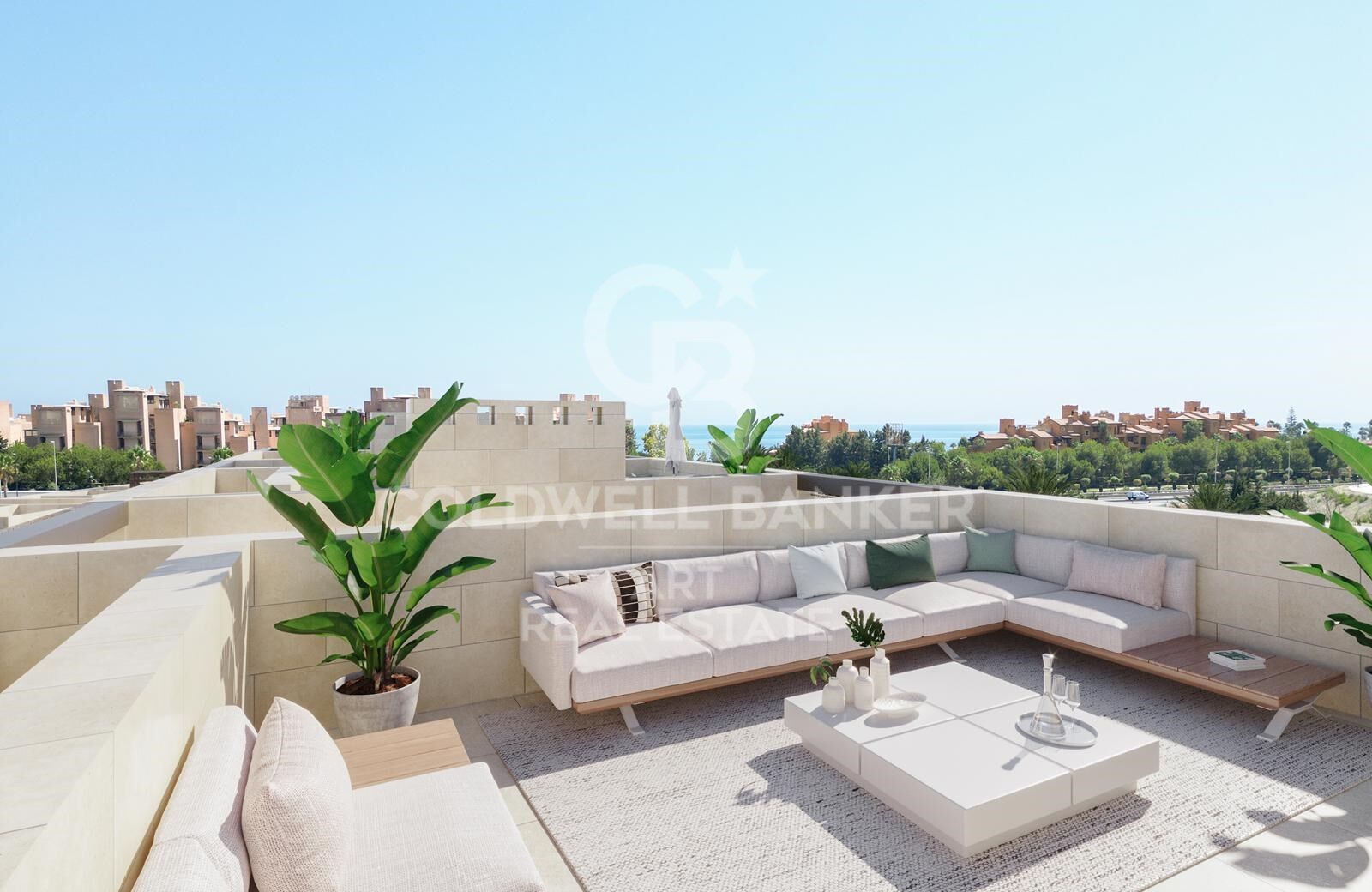 Amplios apartamentos con solárium en la azotea, Estepona