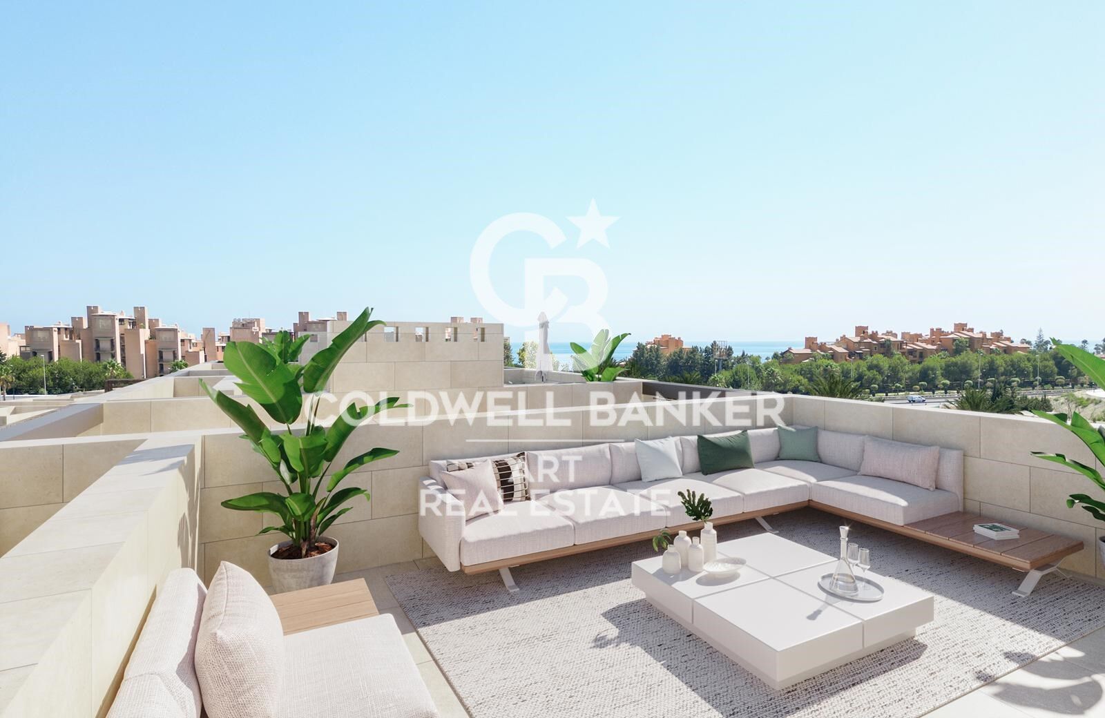 Geräumige Apartments mit Solarien auf dem Dach, Estepona