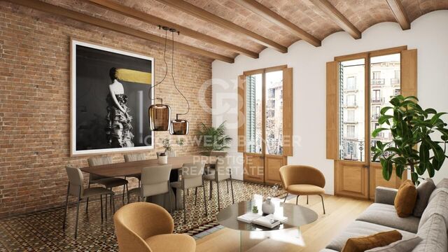 En finca regia a estrenar con 3 habitaciones dobles, Barcelona