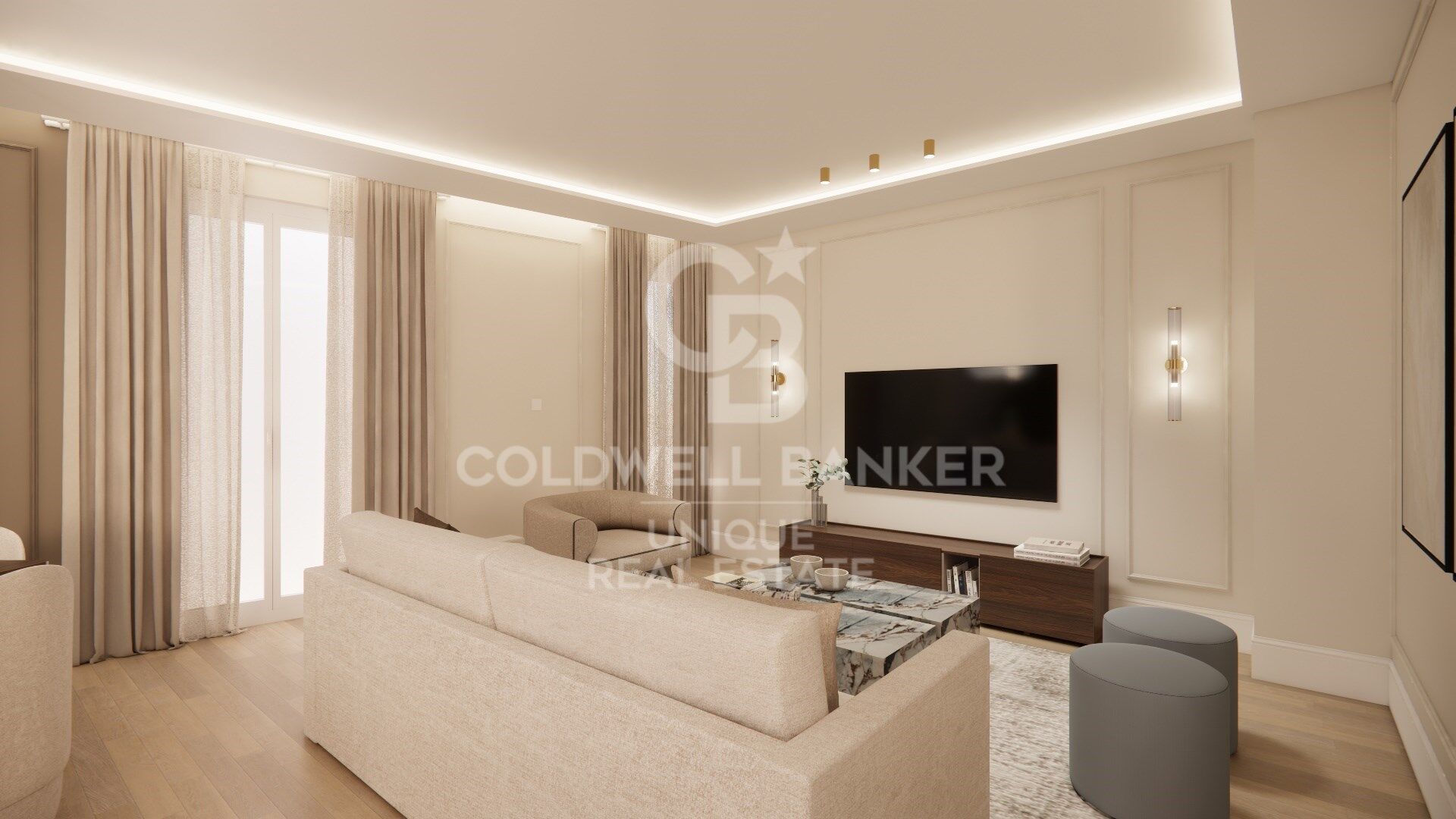 Renovated exterior flat with 2 bedrooms in Lista, Madrid