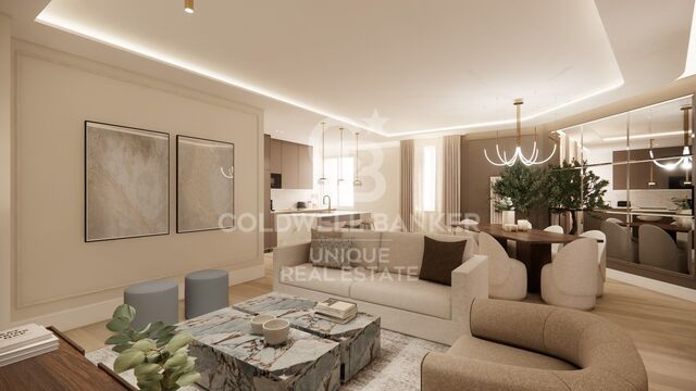 Renovated exterior flat with 2 bedrooms in Lista, Madrid