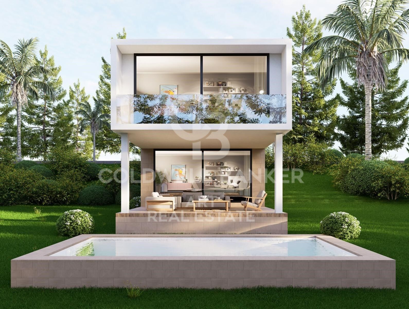 Zeitgemäße schlüsselfertige Villa in Estepona Golf