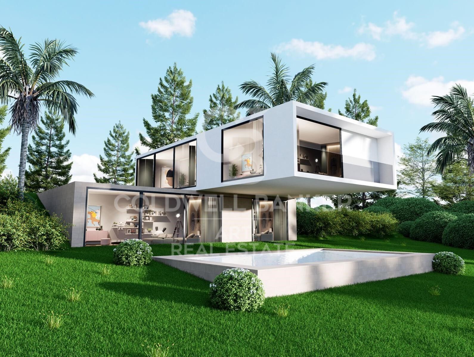 Zeitgemäße schlüsselfertige Villa in Estepona Golf