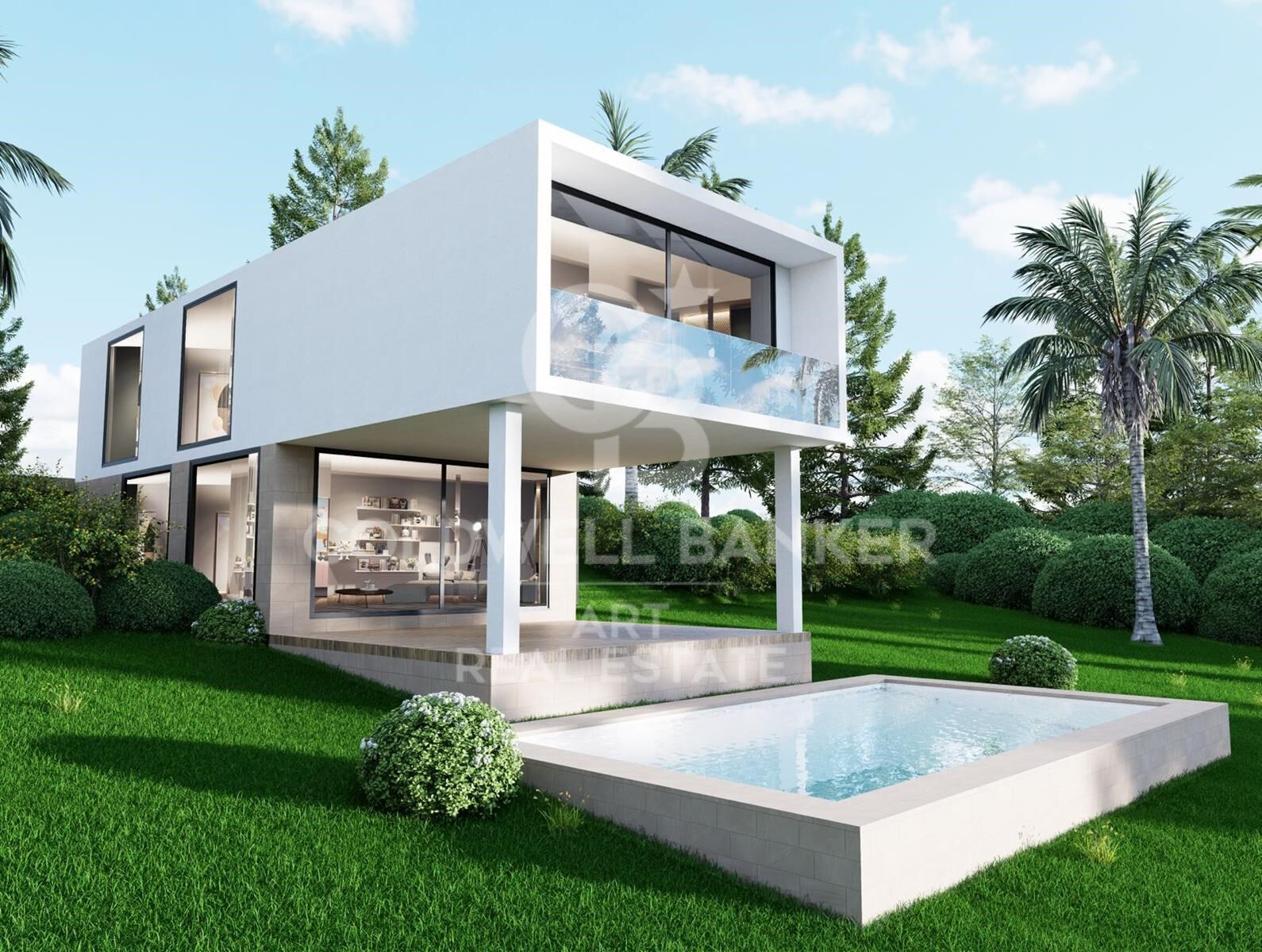 Zeitgemäße schlüsselfertige Villa in Estepona Golf