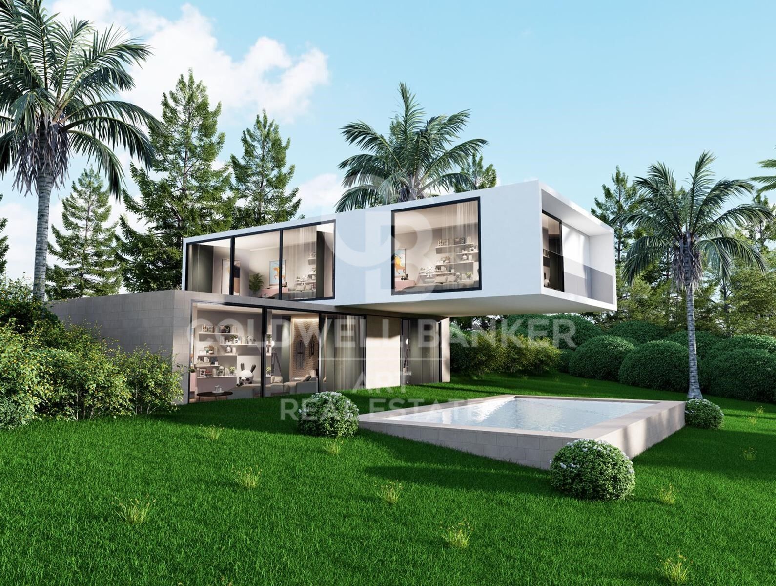 Zeitgemäße schlüsselfertige Villa in Estepona Golf