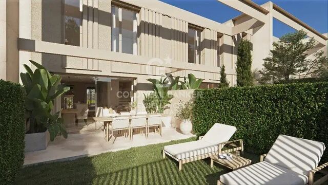 Neubau von ALSOS. Doppelhaushälften in Campolivar. Godella.