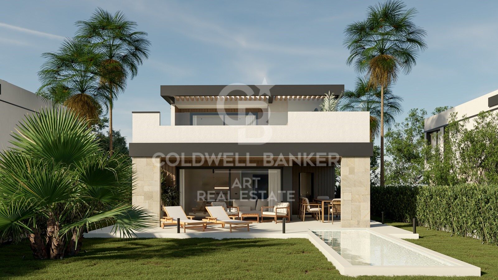 Exclusive contemporary villas in New Golden Mile, Estepona.