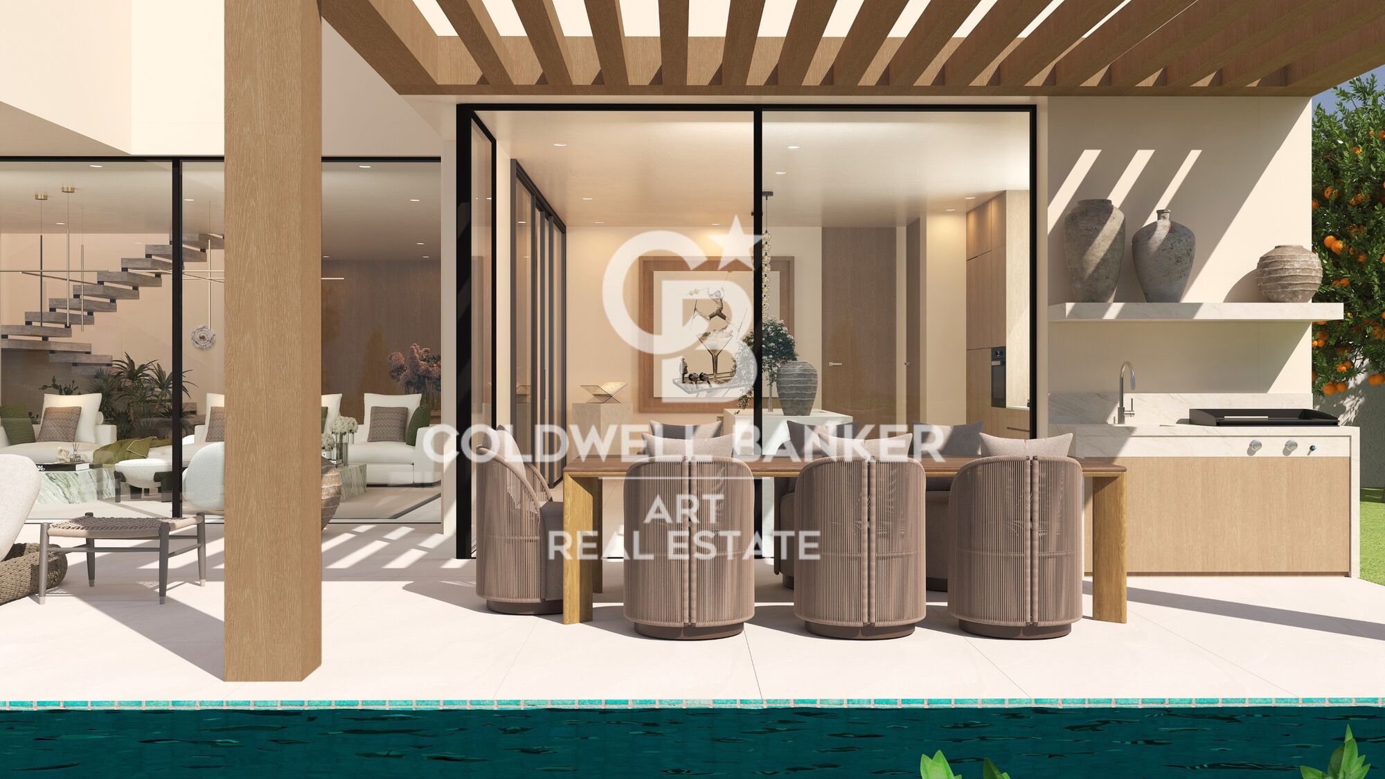 Exclusive contemporary villas with private pools in Bel Air