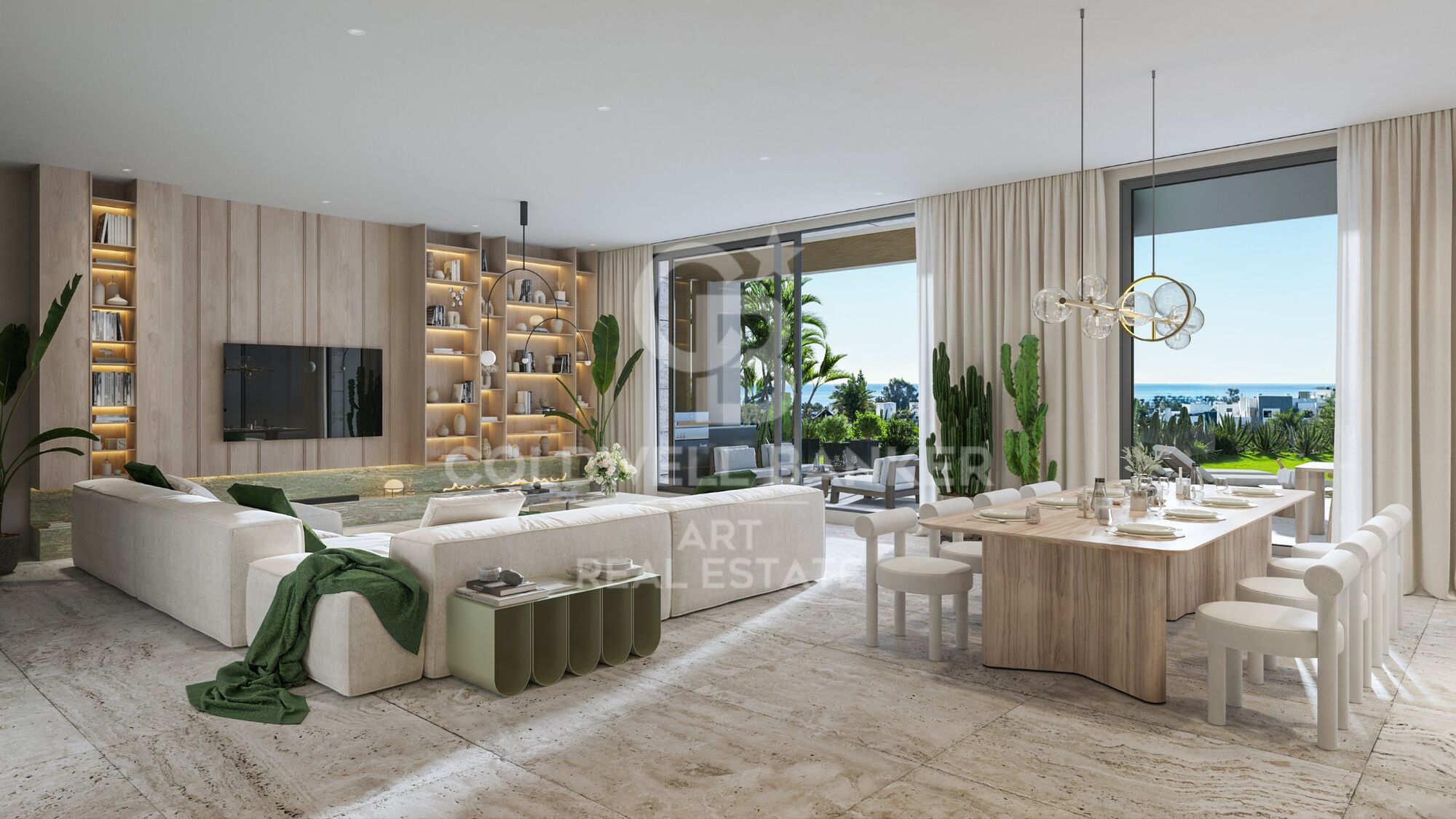 Exclusivas villas contemporáneas con piscina privada en Bel Air