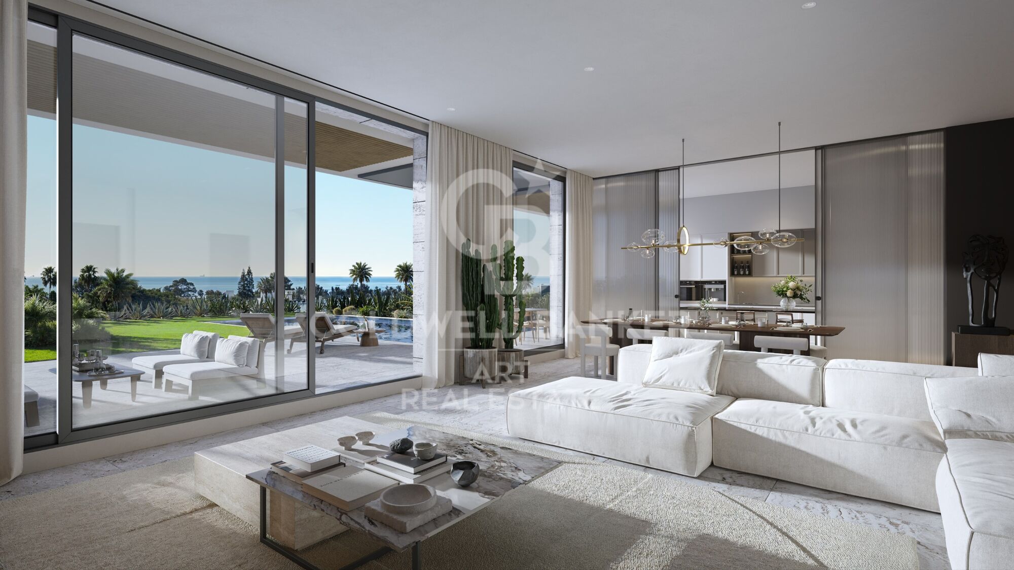 Exclusivas villas contemporáneas con piscina privada en Bel Air