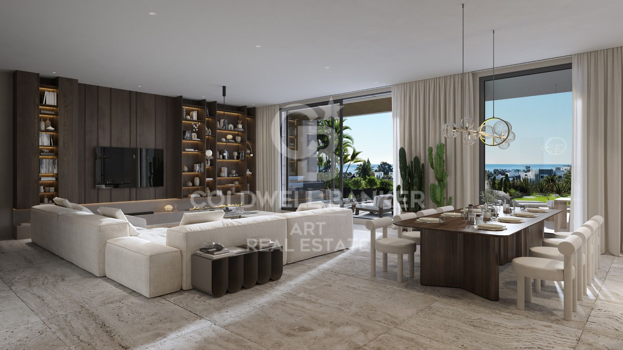 Exclusivas villas contemporáneas con piscina privada en Bel Air