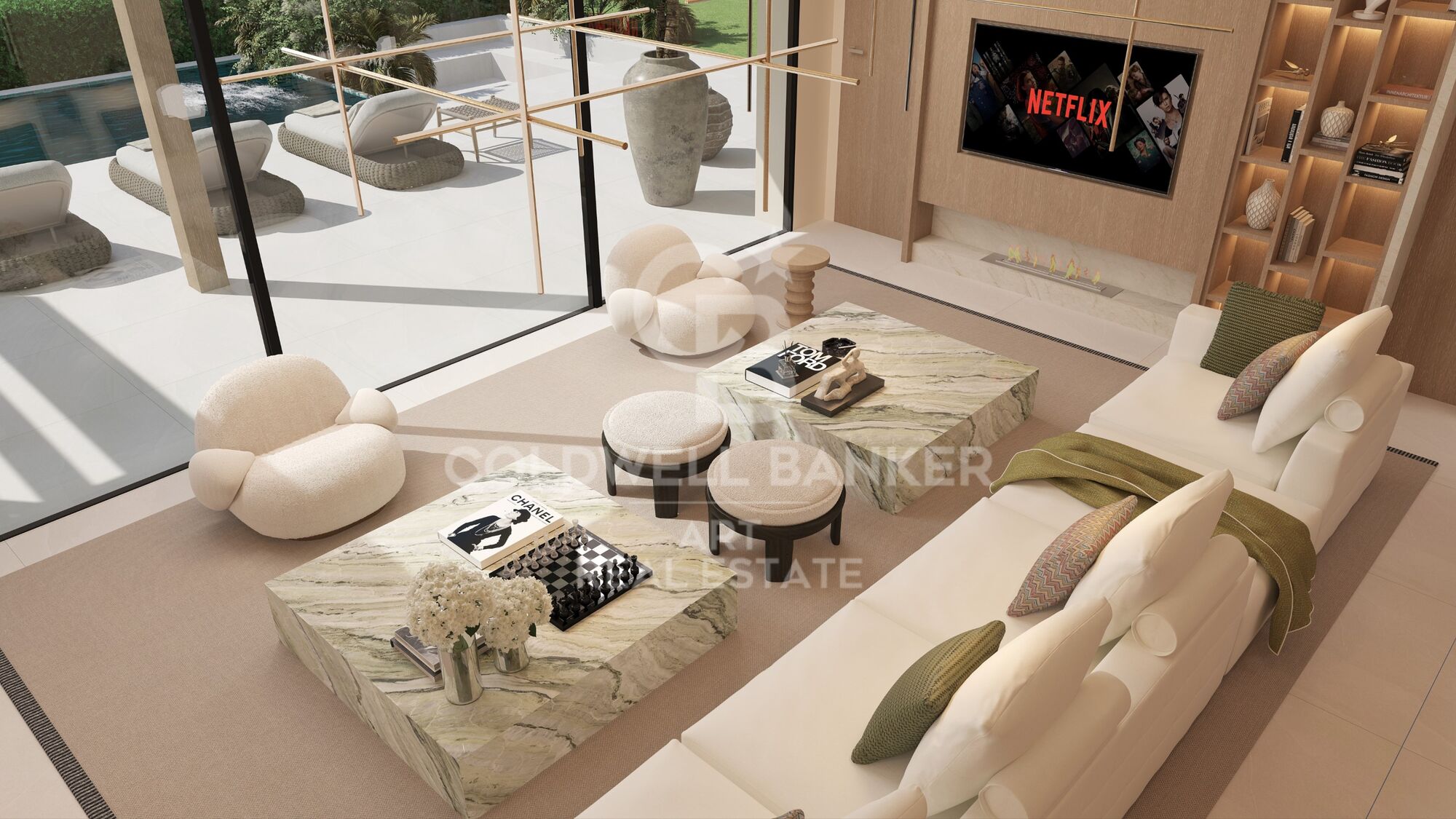 Exclusivas villas contemporáneas con piscina privada en Bel Air