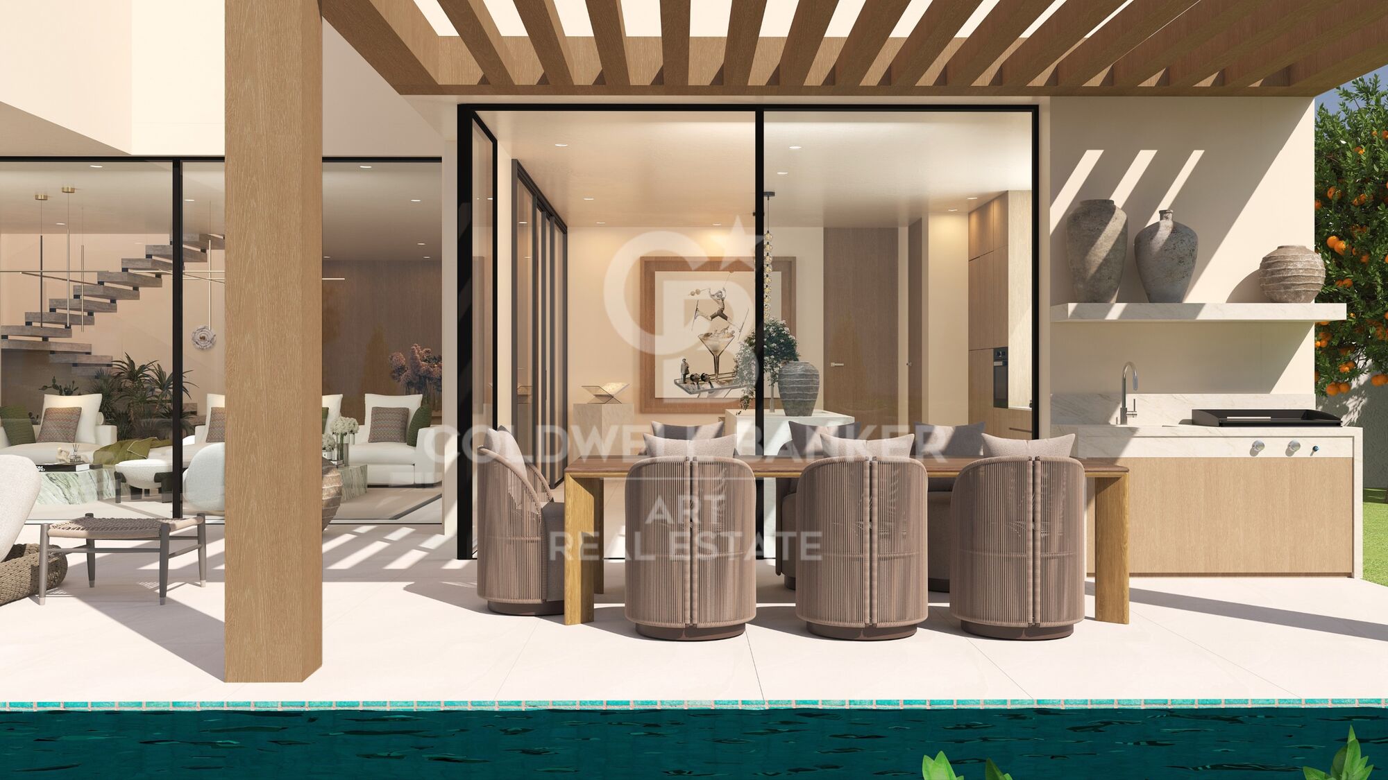 Villas contemporaines exclusives avec piscines privées à Bel Air