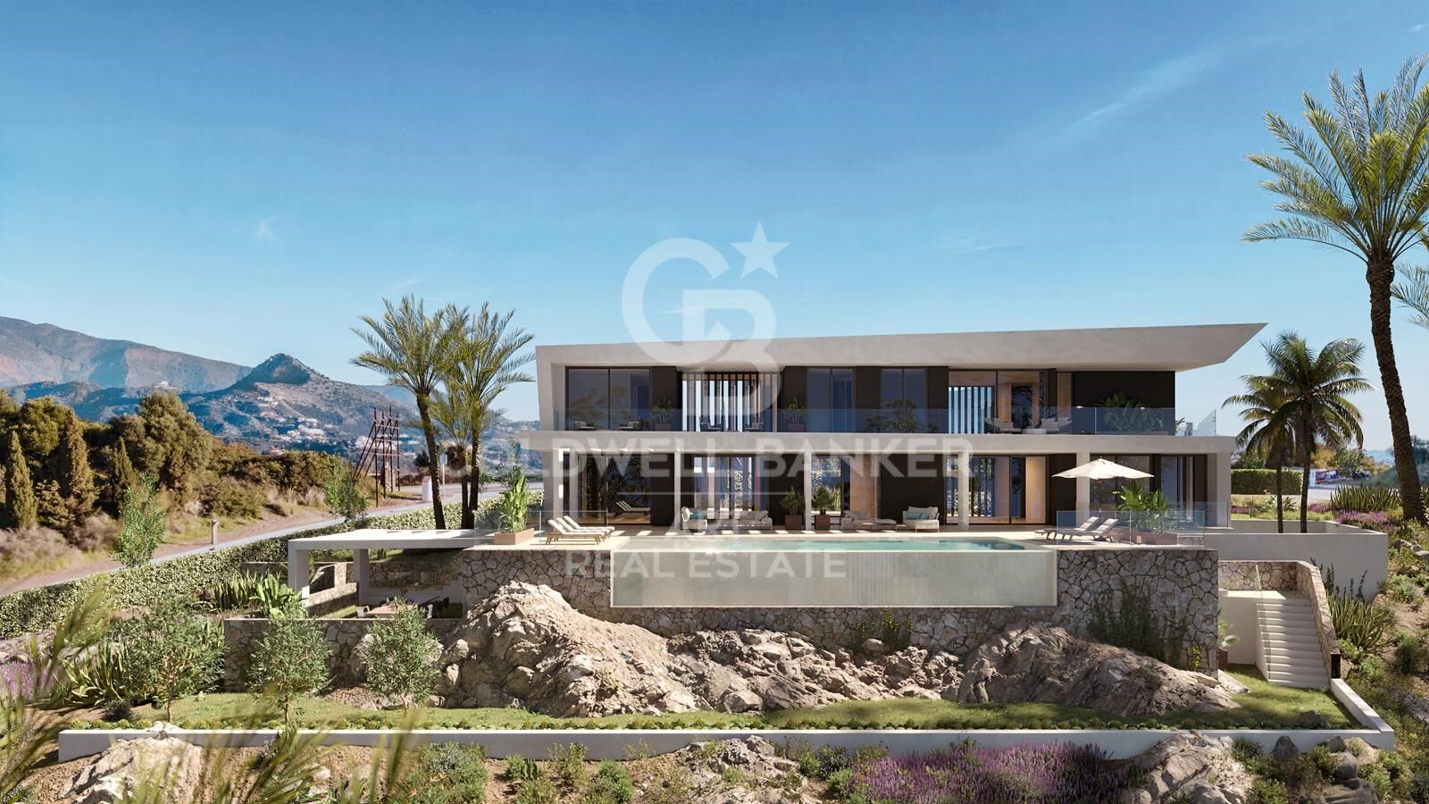 Exklusive Kollektion von 6 zeitgenössischen Villen mit Meerblick in Estepona