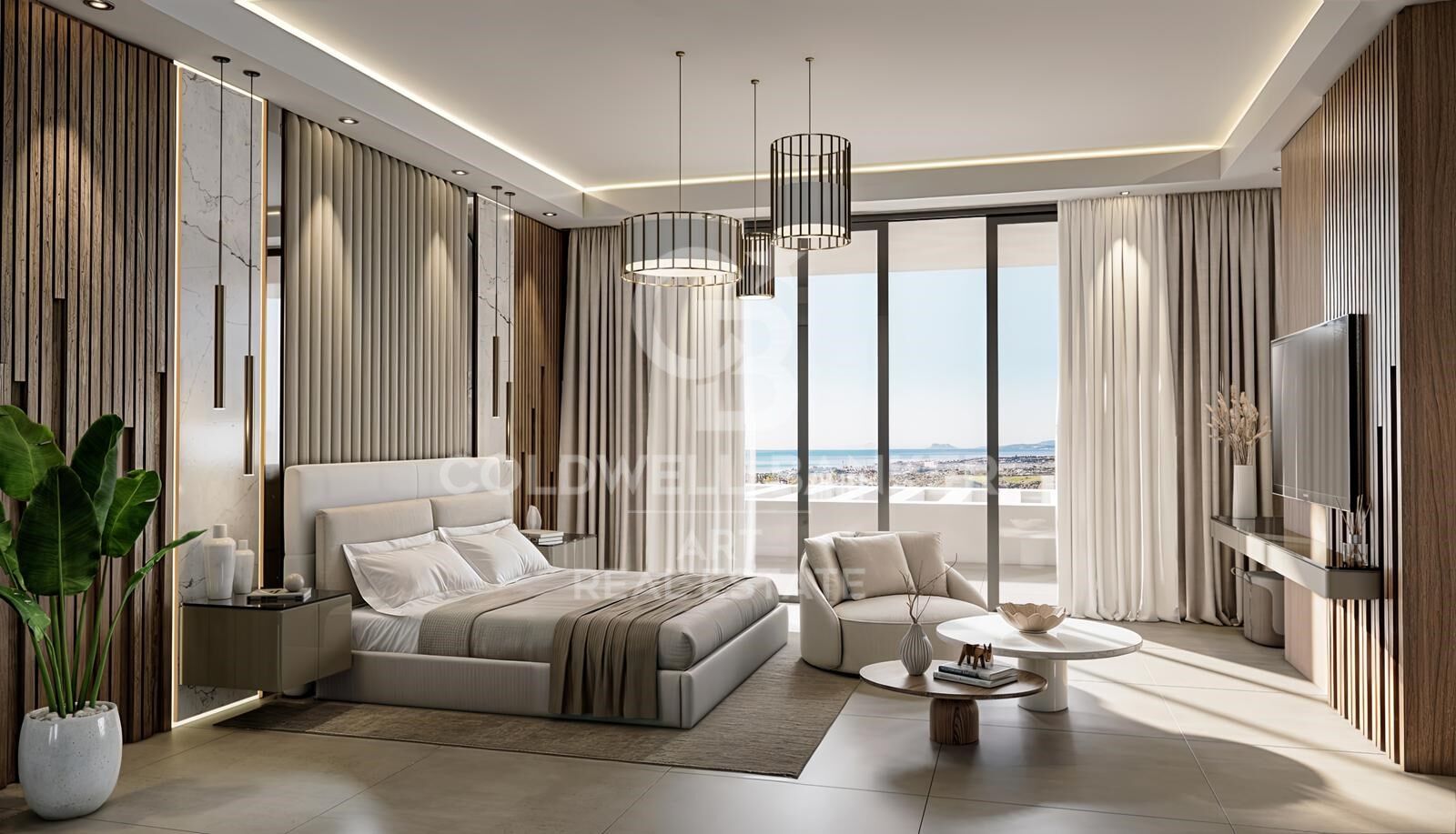 Colección exclusiva de 6 villas contemporáneas con vistas al mar en Estepona