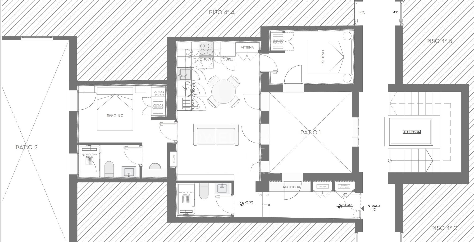 Renovated exterior apartment with 2 bedrooms and balcony in Castellana, Madrid