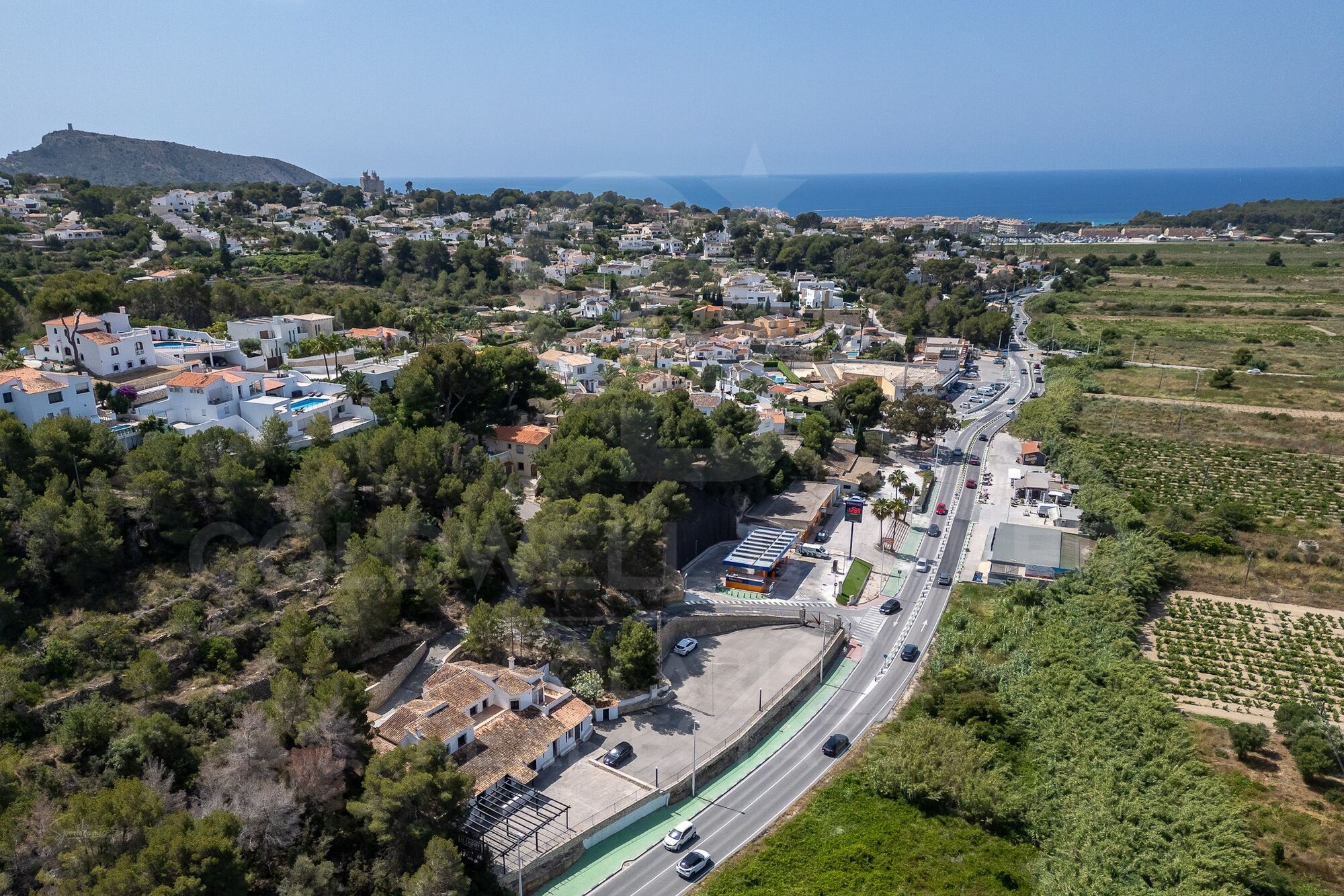 Exclusive Commercial Property with Ample Parking and Adjacent Living