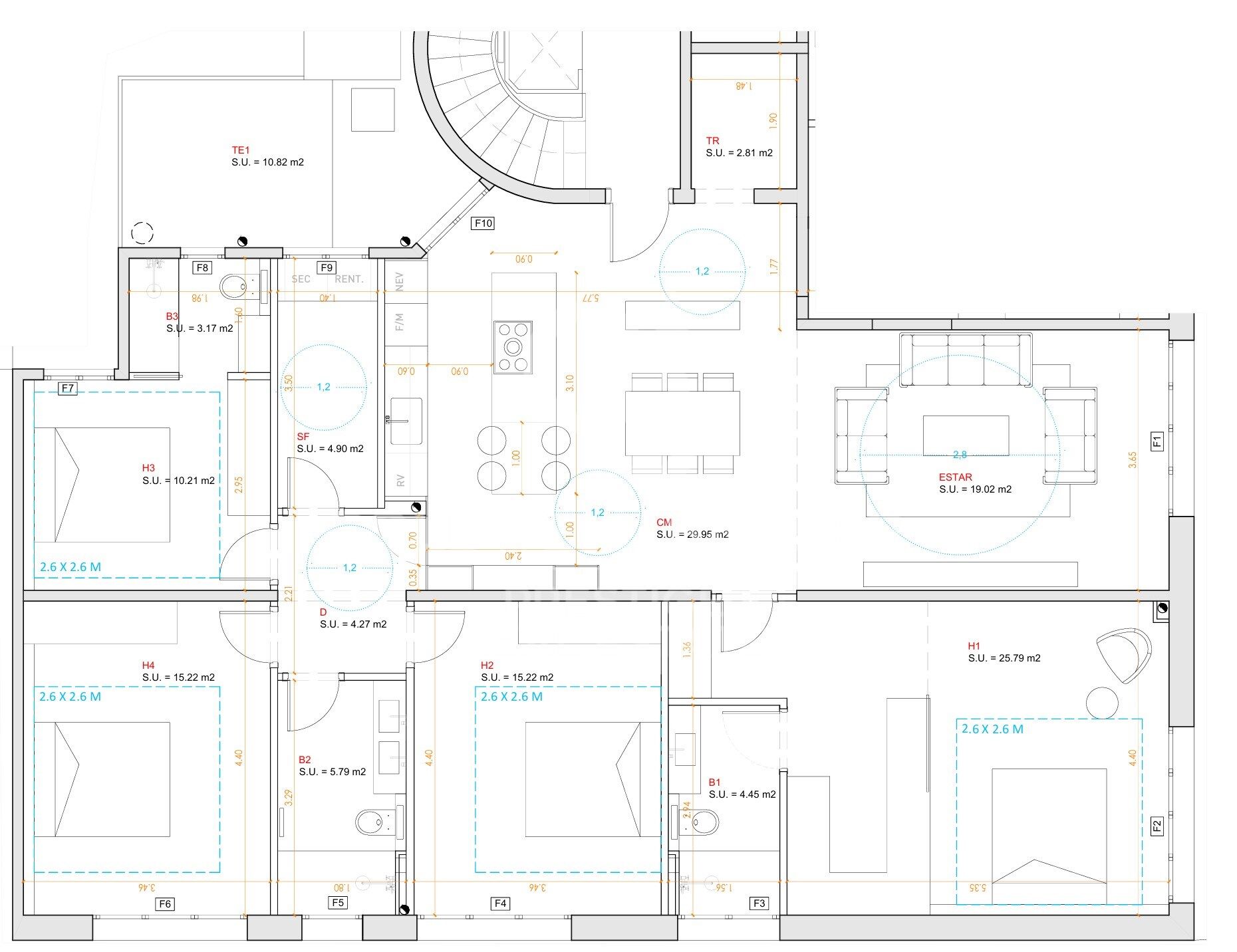 Piso amplio con terraza y opción de parking. Sarria - Sant Gervasi, Barcelona