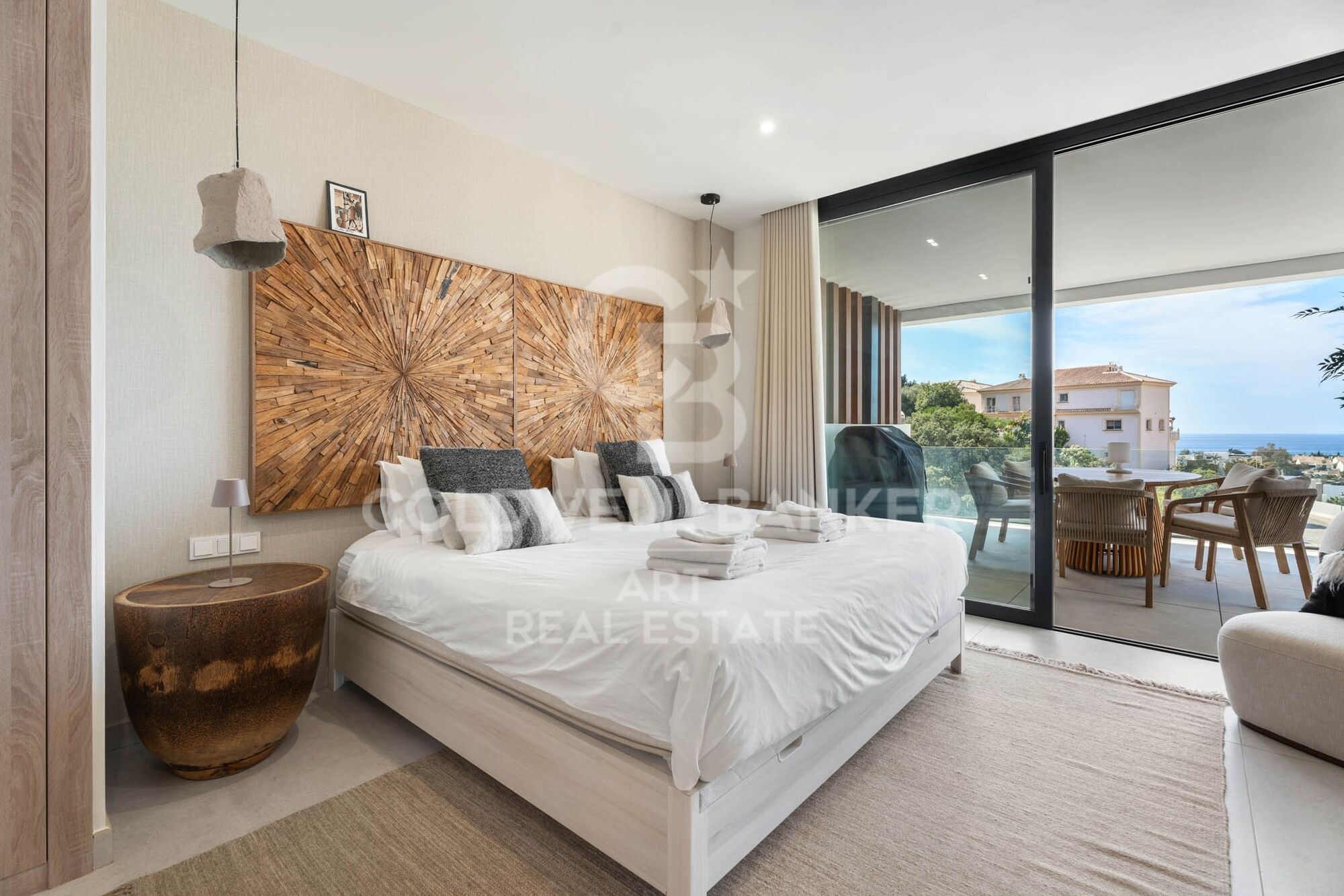 Zeitgenössisches Duplex-Penthouse mit Meerblick - Marbella Ost