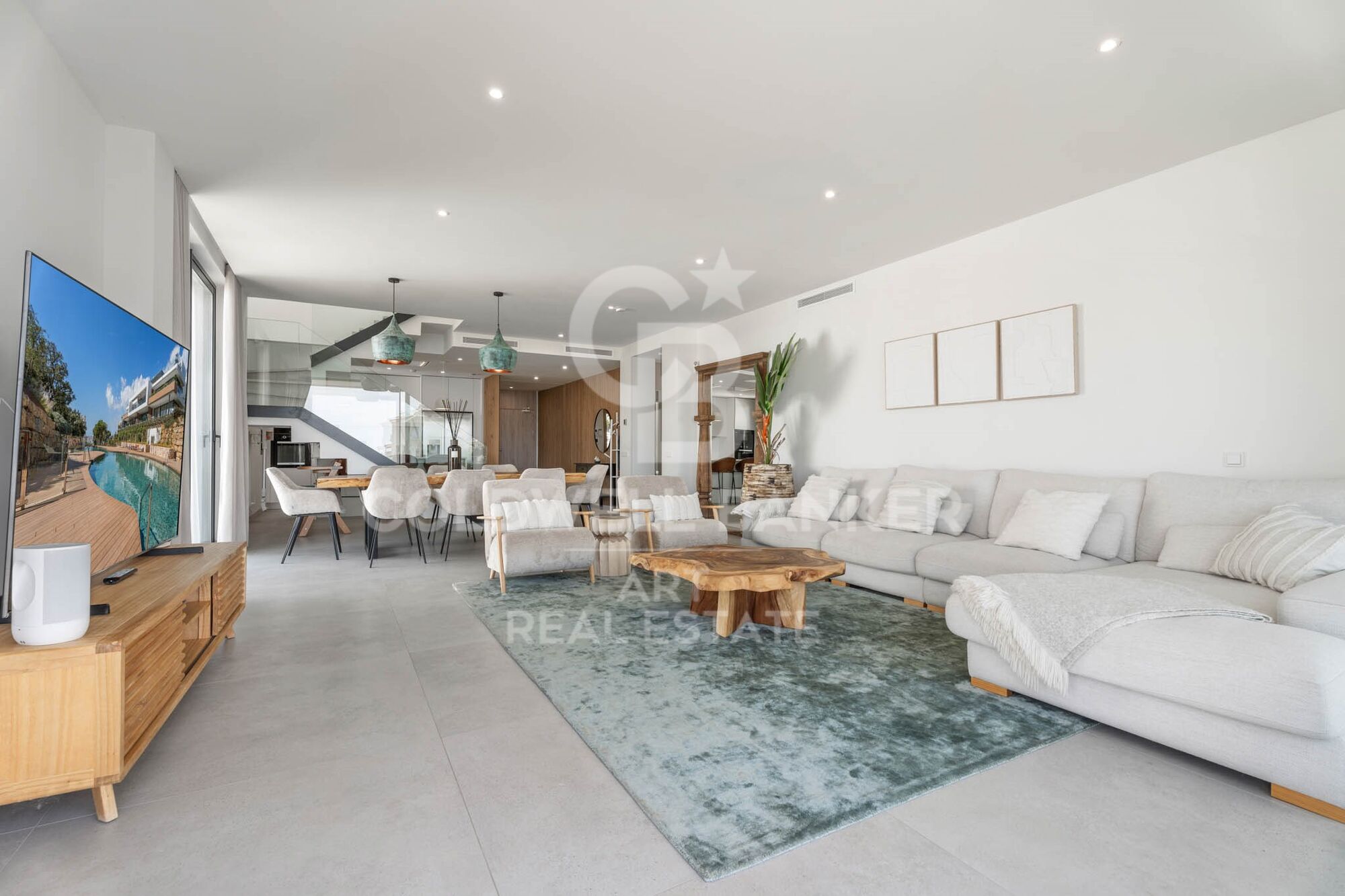 Zeitgenössisches Duplex-Penthouse mit Meerblick - Marbella Ost