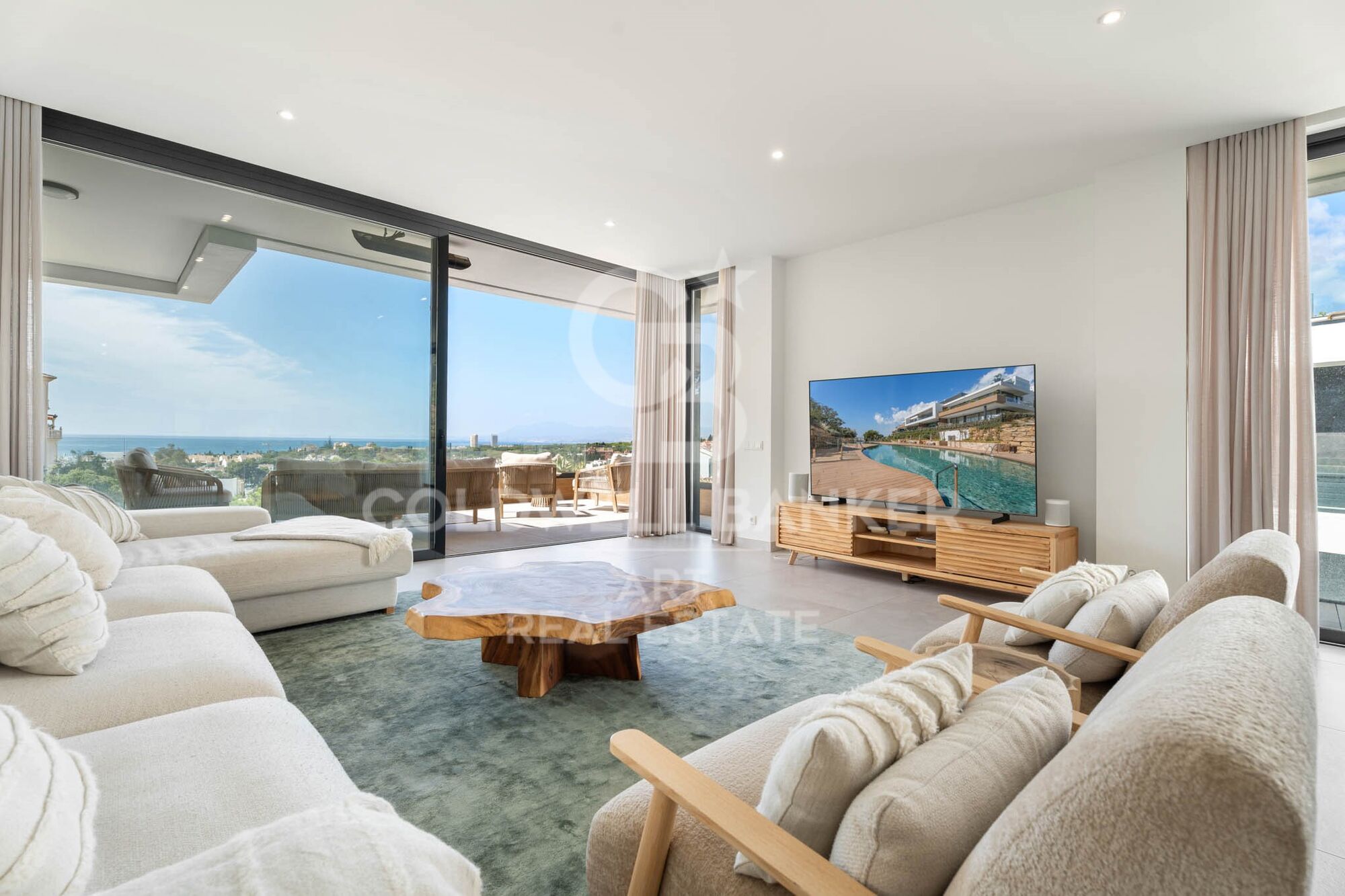 Zeitgenössisches Duplex-Penthouse mit Meerblick - Marbella Ost