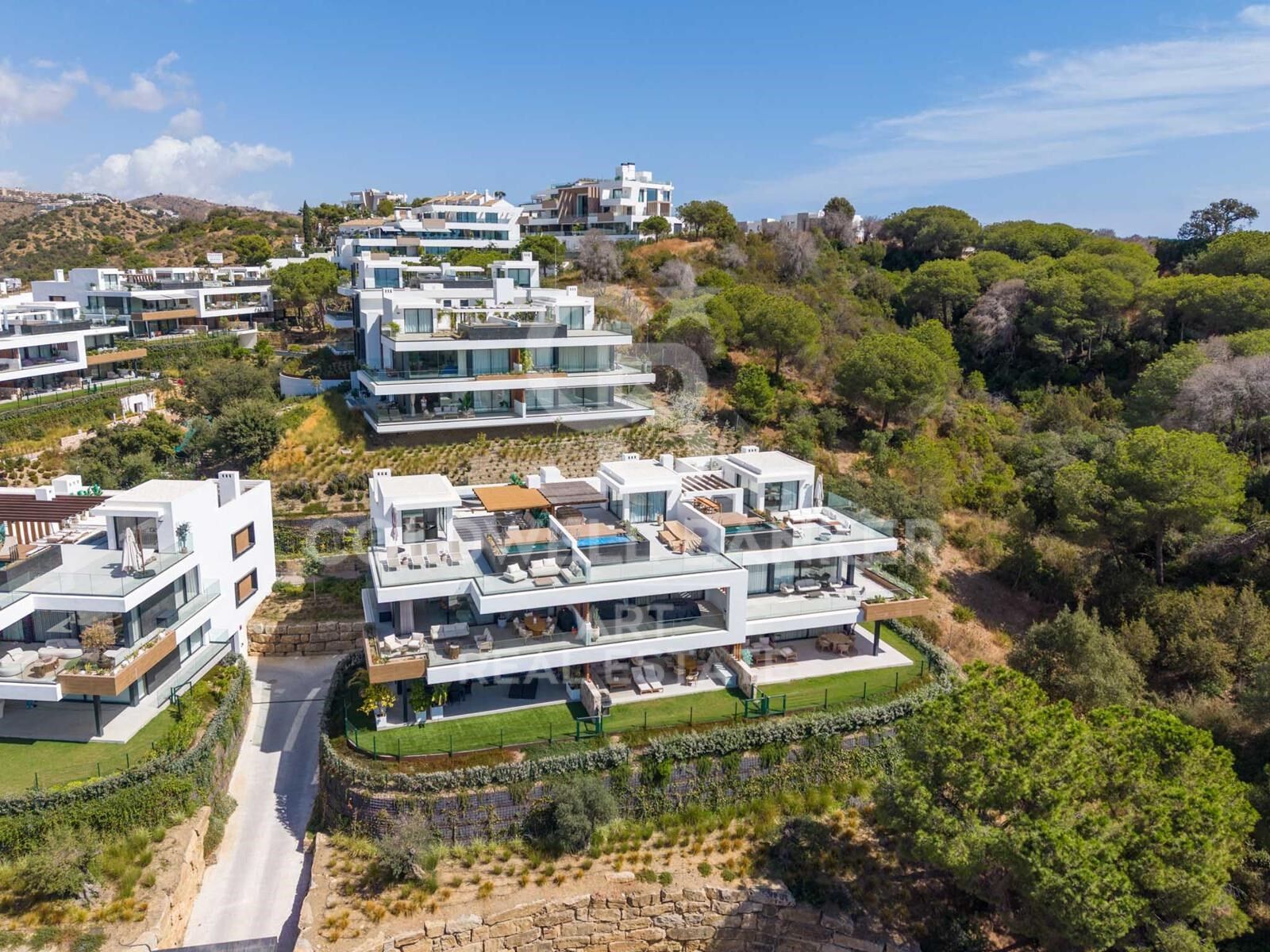 Zeitgenössisches Duplex-Penthouse mit Meerblick - Marbella Ost