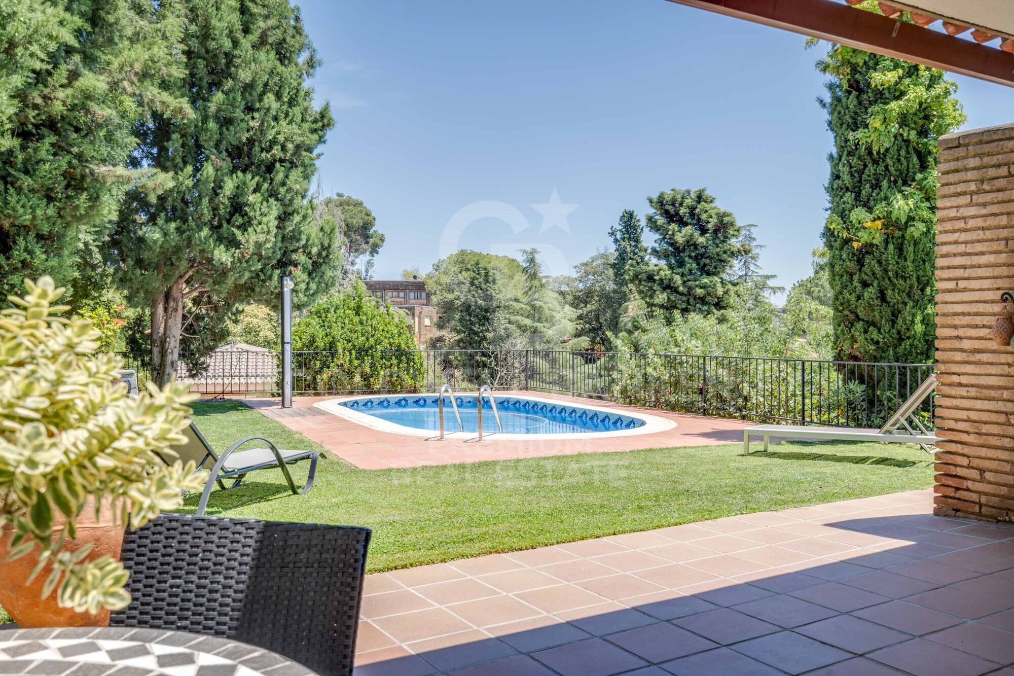 Casa en una sola planta con vistas espectaculares en Bellaterra