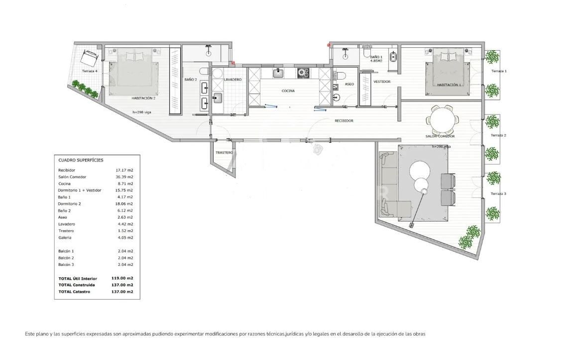 Möblierte Wohnung mit Charme und Funktionalität, bezugsfertig, in der Roger de Flor Straße Ecke Avenida Diagonal.
