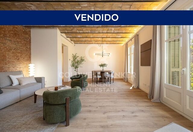 Piso amueblado con encanto y funcionalidad, listo para entrar a vivir en calle Roger de Flor con Avenida Diagonal