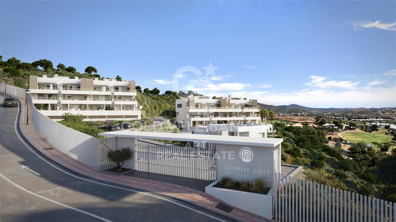 Neue Apartments in erster Golflinie in Mijas