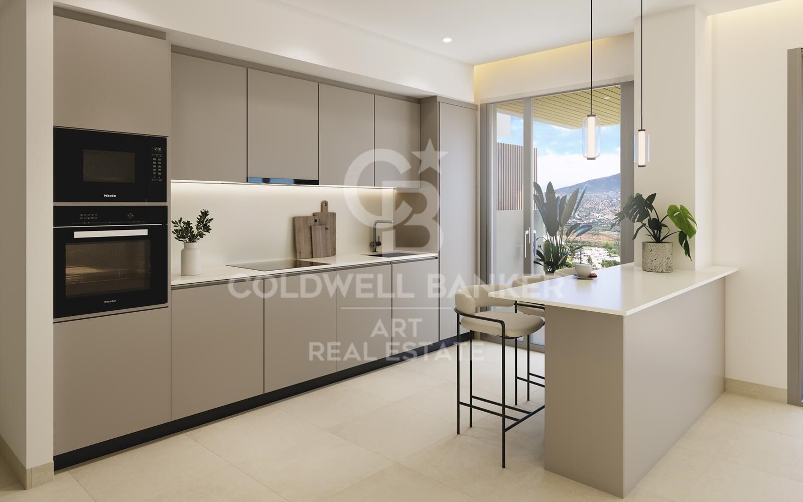 Nuevos apartamentos en primera línea de golf en Mijas