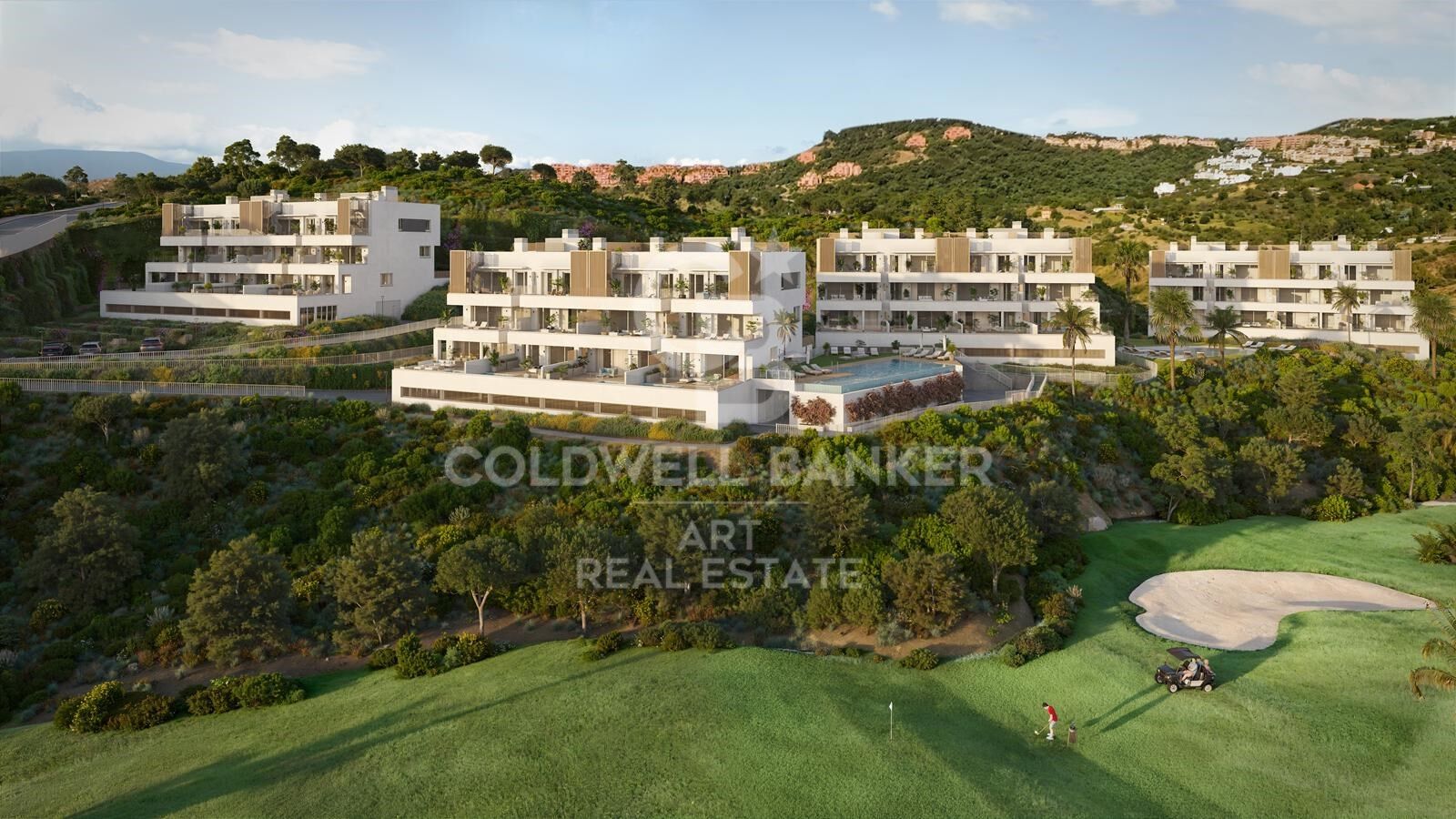 Neue Apartments in erster Golflinie in Mijas