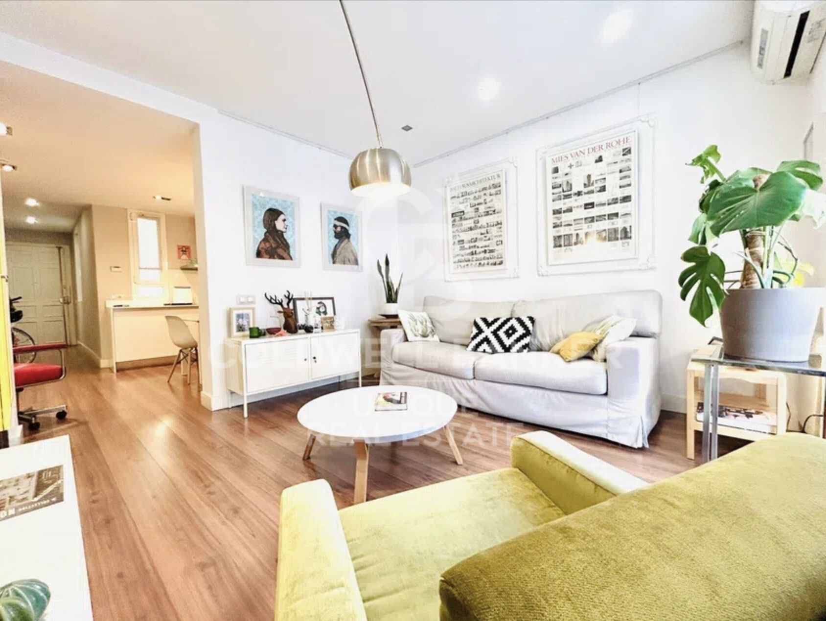 Appartement extérieur rénové avec 2 chambres avec 3 balcons à Malasaña, Madrid