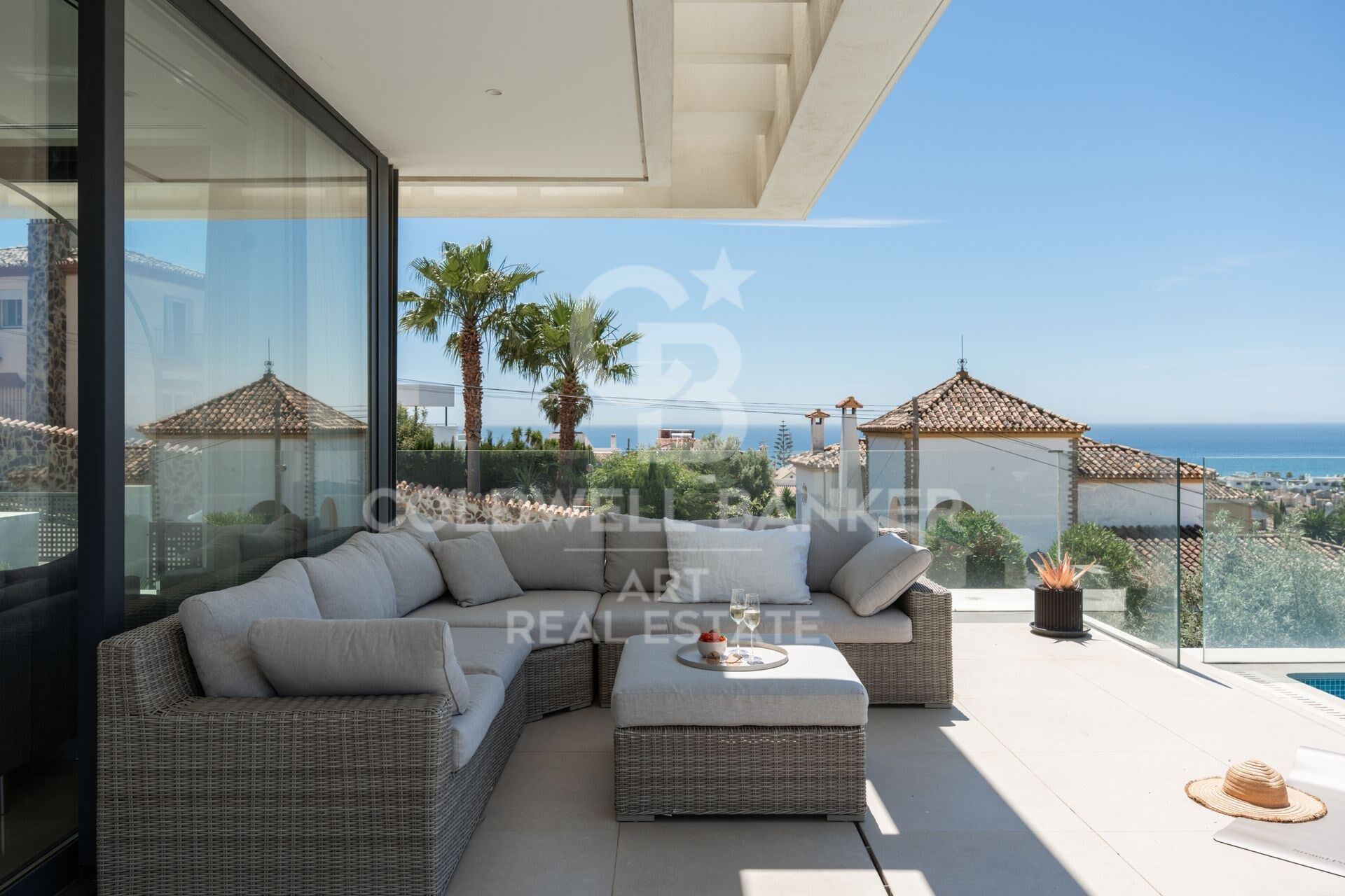 Luxusvilla mit Panoramablick auf das Meer in Esteponas prestigeträchtiger Gegend Seghers