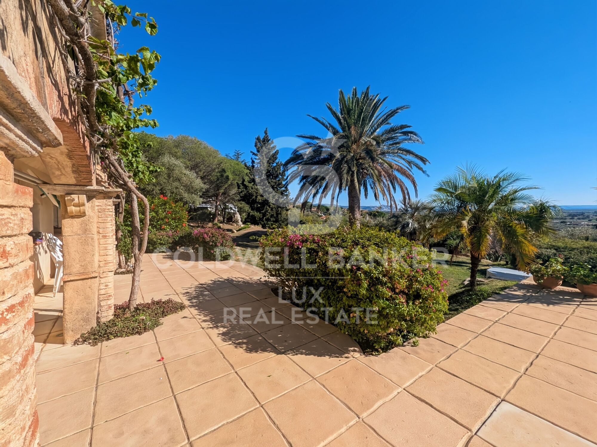 Mediterranean villa with olive trees and panoramic views in Els Olivars