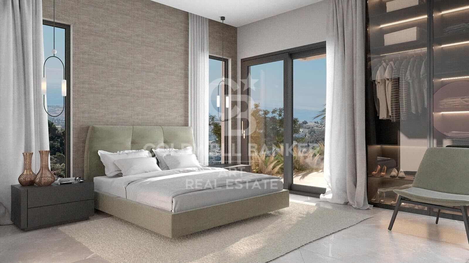 Spectacular contemporary villa with panoramic sea views in El Madroñal, Benahavís