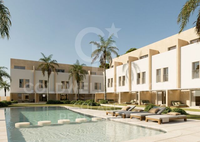 Adosado de Obra Nueva en Esquina con Jardín Privado a Solo 100m de la Playa - Dénia