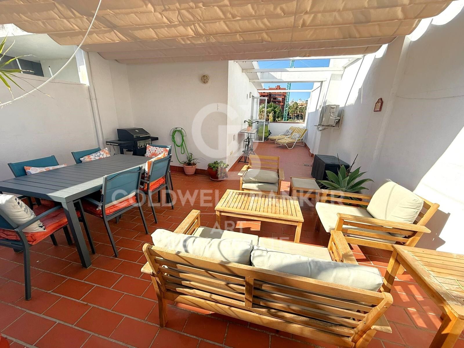 Charming duplex penthouse just 100m from the beach in Estepona town, Costa del Sol