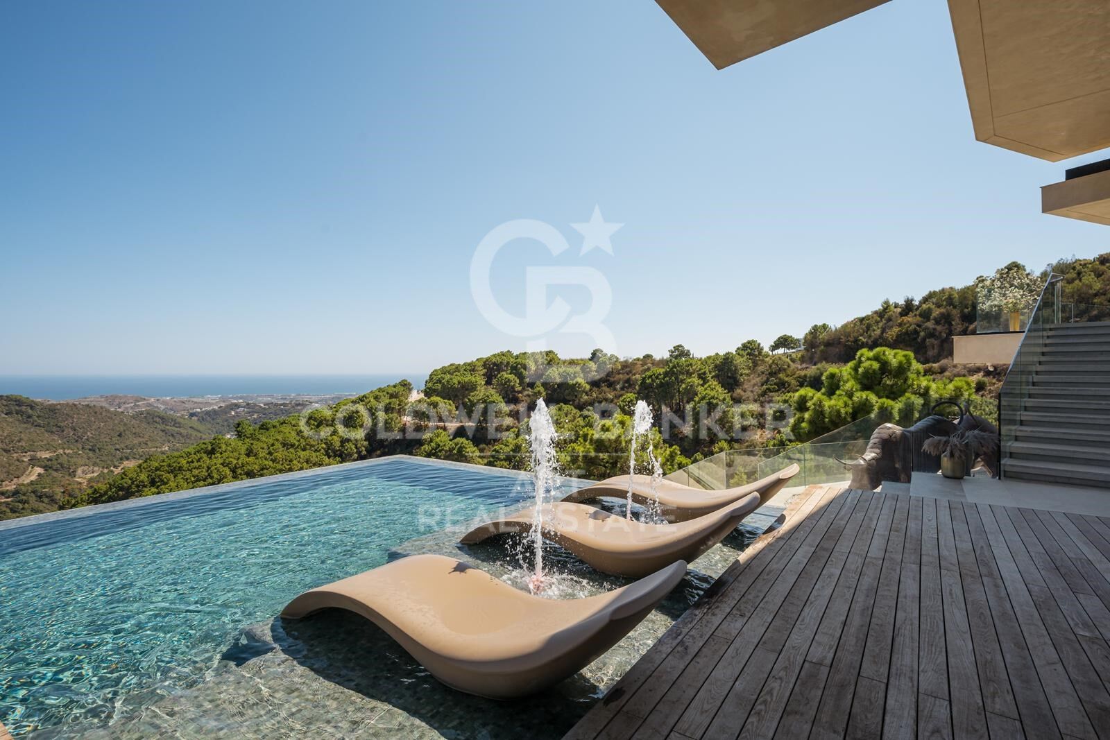Villa espectacular y ecológica con vistas panorámicas en Monte Mayor, Benahavís