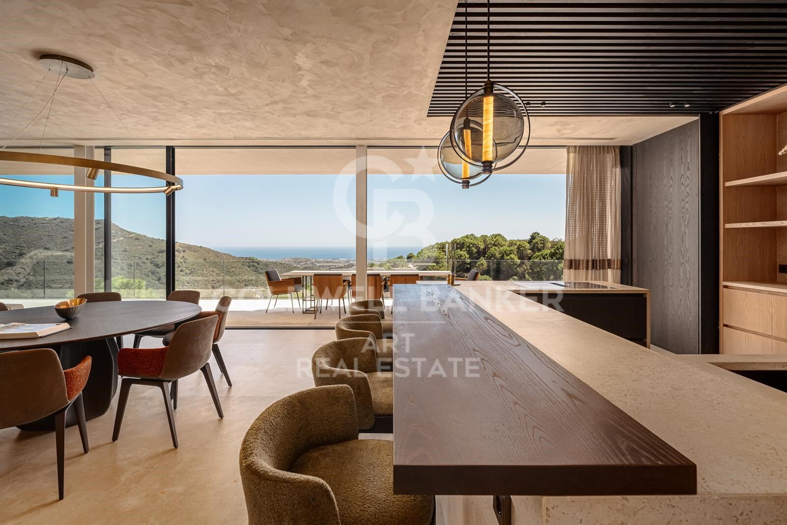 Spektakuläre, nachhaltige Villa mit Panoramablick in Monte Mayor, Benahavís