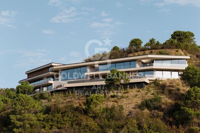 Spektakuläre, nachhaltige Villa mit Panoramablick in Monte Mayor, Benahavís