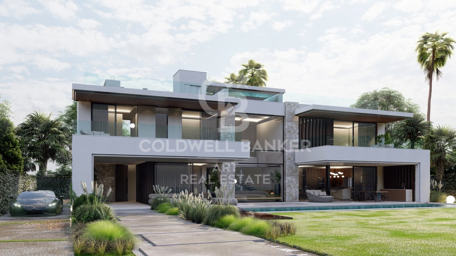 Prime plot with approved project steps from the beach in Marbesa, Marbella