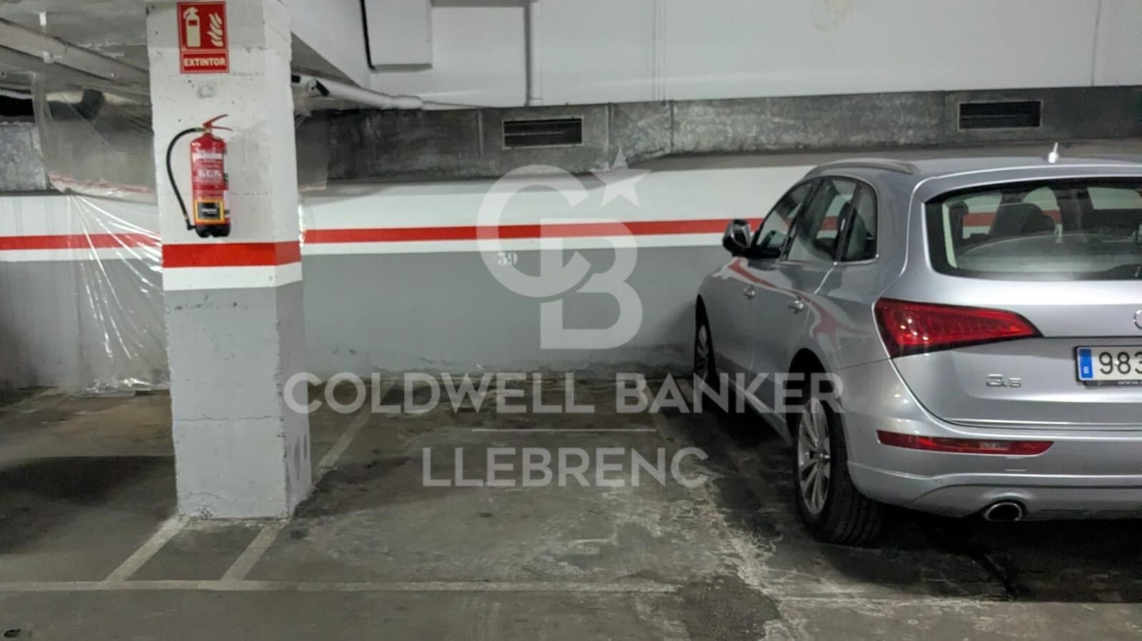 Small car parking space