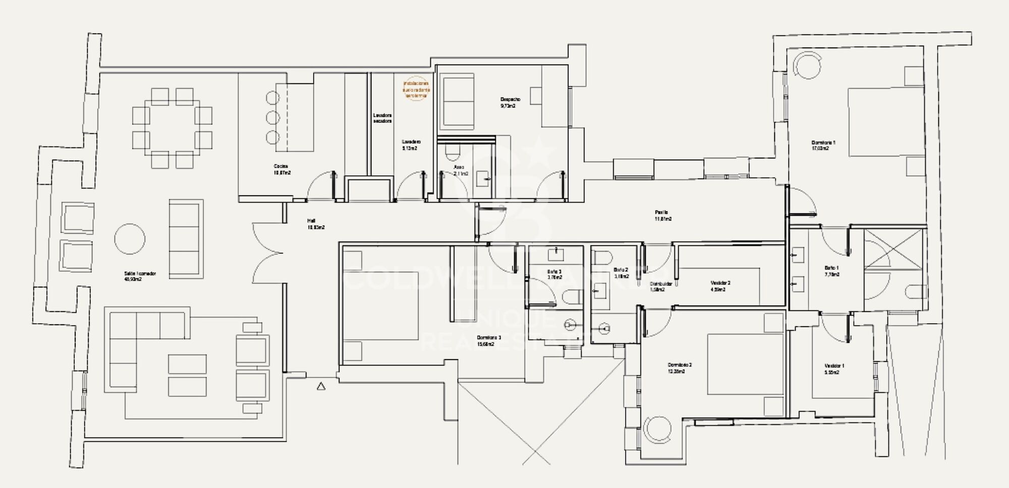 Appartement extérieur exclusif de 4 chambres à Almagro, Madrid