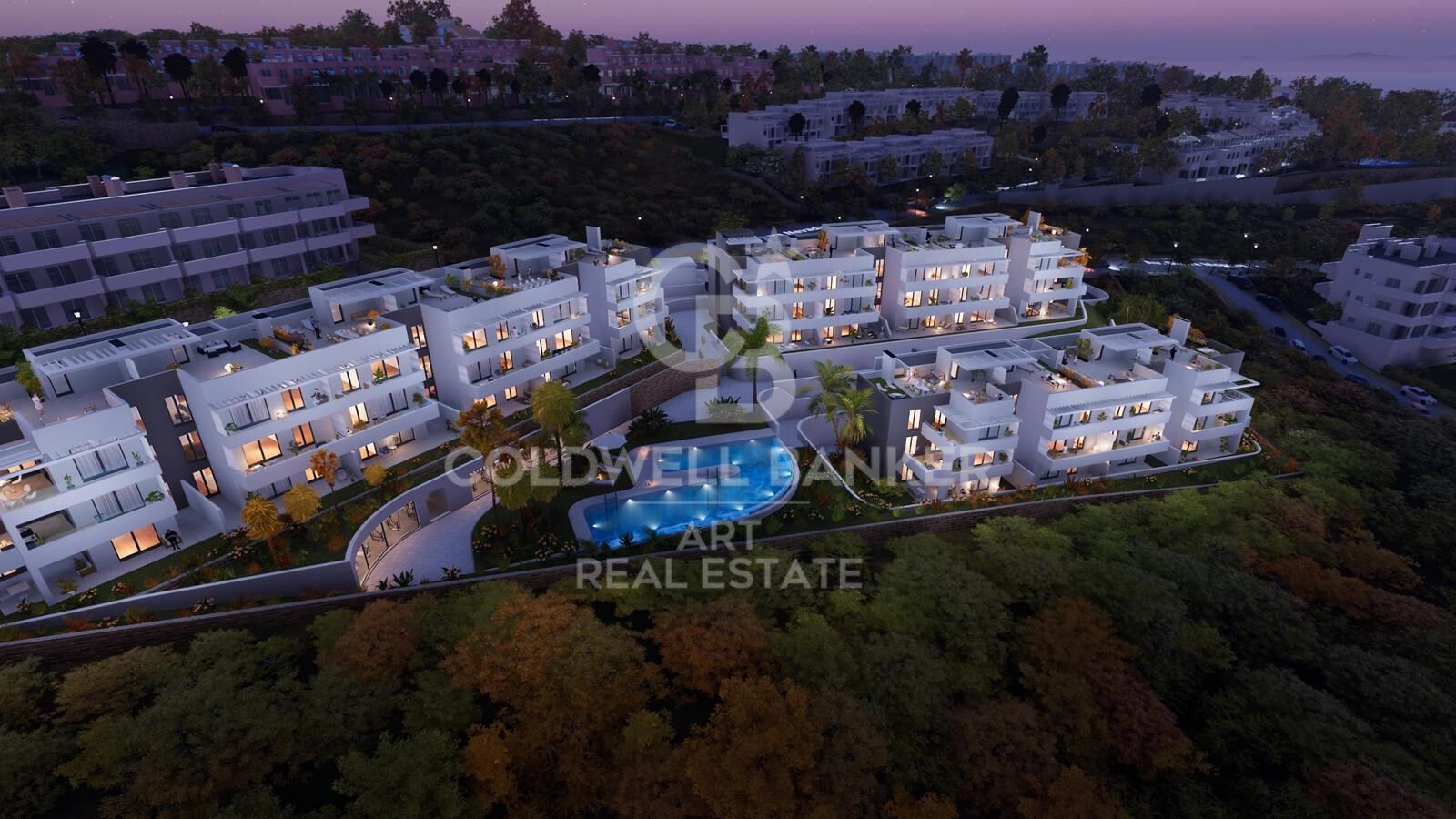 Geräumige Apartments mit Meerblick in Manilva