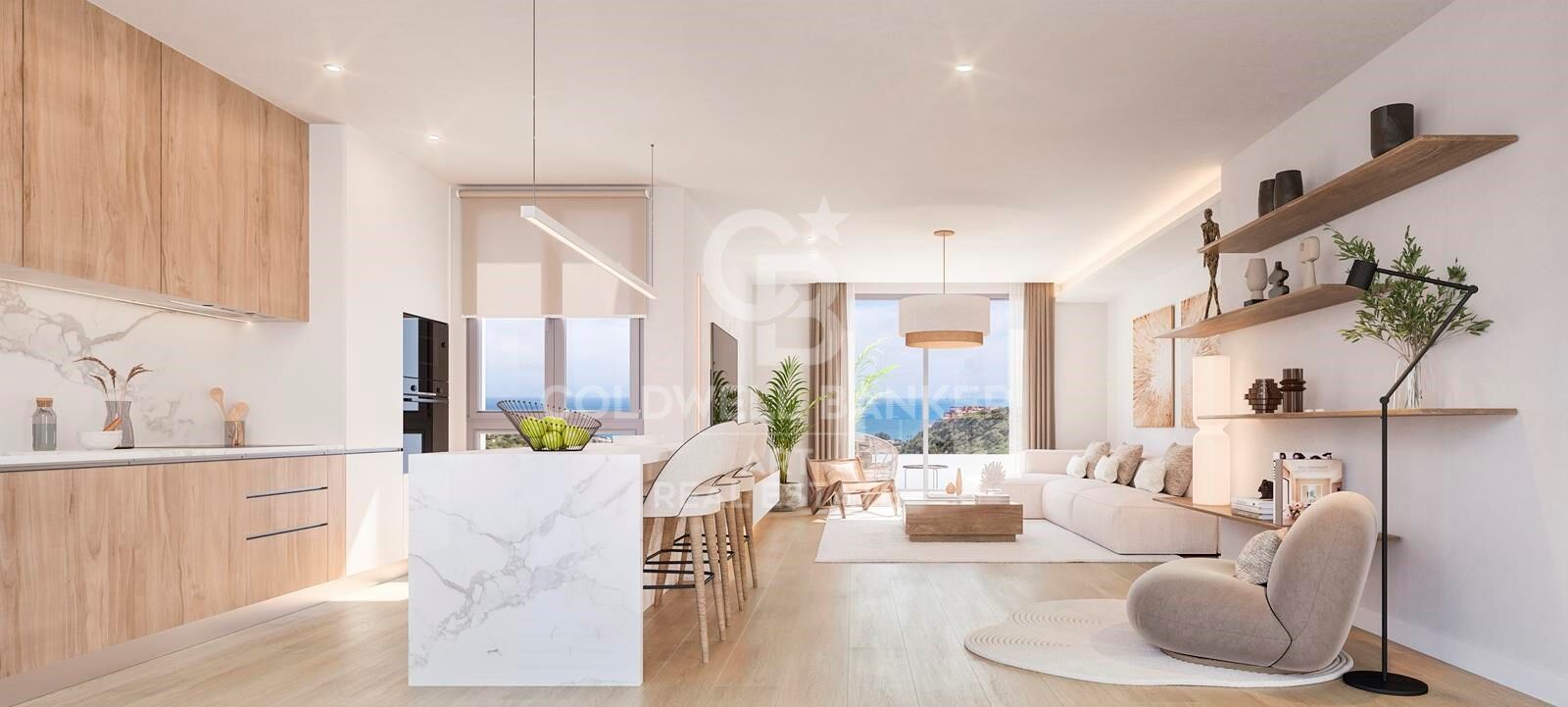 Appartements spacieux avec vue sur la mer à Manilva