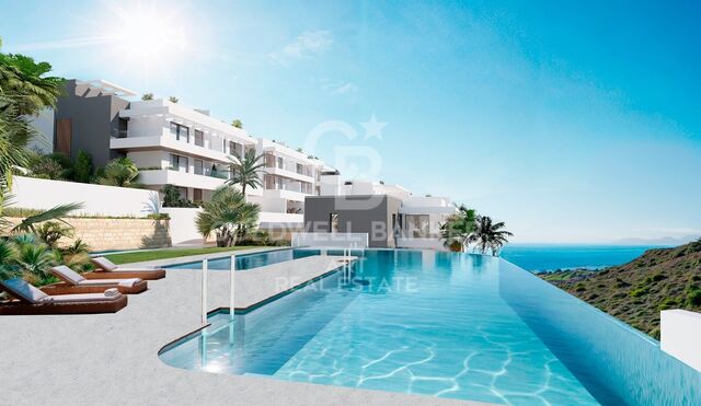 Apartamentos amplios con vistas al mar en Manilva